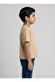 Unisex Plain Brown Boxy-fit Oversize Casual T-Shirt - 3