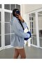 Striped Waist Drawstring Zippered Raincoat - 3
