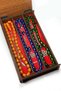 Special Craftsmanship Fire Amber Prayer Beads Set in a 3-Piece Wooden Box