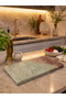 Marble Cutting Board Natural Stone |   Green & Powdered Veined |   Decorative Presentation and Serving Board