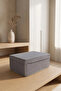 3-Piece under Bed and Inside Cabinet Storage Box with Lid Foldable Organizer Box 50X40X19 cm - 3