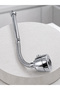 360 °   Chrome Faucet Extension Apparatus with Rotating Head, Flexible Spiral, Water-Saving - 2