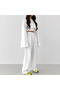 Women's White 3-Pack Crop Sweat - Sweatpants - Crop Crew Neck Sweatpants Set - 2