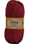 Super Dolly Booties Yarn 5-Pack 500 Gr - Burgundy 43 - 2