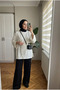 Women's Modal Fabric Elegant Tunic with Tie Detail 70 cm - 4