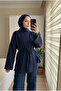 Women's Modal Fabric Elegant Tunic with Tie Detail 70 cm