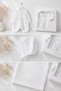 100% Cotton Newborn Hospital Release Set of 3 0-3 Months Baby Girl Gift Boxed Romper Hat Blanket - 2