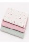 Multi-Purpose Muslin Blanket Set of 3, Muslin Newborn Baby Blanket, 100% Organic Cotton Muslin Cloth - 80X80 cm - 2