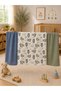 Multi-Purpose Muslin Blanket Set of 3, Muslin Newborn Baby Blanket, 100% Organic Cotton Muslin Cloth - 80X80 cm
