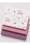 Multi-Purpose Muslin Blanket Set of 3, Muslin Newborn Baby Blanket, 100% Organic Cotton Muslin Cloth - 80X80 cm - 2