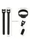 Set of 10 Velcro Cable Organizer Clamps - 15cm - 3