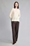 Regular Fit Crew Neck Basic Knitwear Sweater C6818Ax26Au - 2
