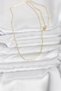 60cm Golden Brass Chain Women's Necklace for Elegant Necks