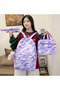 3 Pcs School Bags Set,Backpack for Girls School Backpack for Girls School Bag for Kids Bookbag Teen Girls Backpack with Lunch Box,Purple - 2