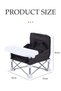 Baby Travel Booster Seat, compact toddler feeding chair, portable children's dining chair, with detachable tray and seat belt, suitable for indoor and outdoor use, camping, beach, lawn use - 7