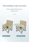 Baby Travel Booster Seat, compact toddler feeding chair, portable children's dining chair, with detachable tray and seat belt, suitable for indoor and outdoor use, camping, beach, lawn use - 4