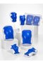 Children's Blue Sports Protection Set of 2 – Knee Pads, Elbow Pads and Wrist Protectors - 4