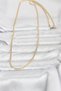 60cm Golden Brass Chunky Chain Women's Necklace for Elegant Necks