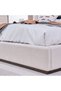 Atlanta 200x200 Upholsterd Super King Bed Beige, Furniture Piece For Living Room And Home Styling - 3