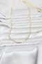 60cm Golden Brass Sailor Chain Style Women's Necklace for Elegant Necks