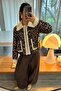 Leopard Patterned Plush Coat
