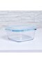 Cloc Glass Storage Square 800 ml, Kitchen Storage Container For Pantry And Countertop Use