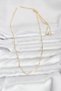 60cm Golden Brass Twist Women's Necklace for Elegant Necks