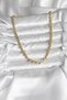 Golden Brass Covered Twist Style cm Women's Necklace for Elegant Necks