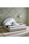 Dreamscape 180x200 Upholstered King Bed Light Beige With 2-Year - 8