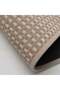 Tiko Chenille Woven Fabric Rubber Kitchen/Area Mat 45x120Cm Light Brown - 3