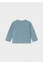 Winter Season Baby Boy Long Sleeve Printed Tshirt - Dark Green - 2