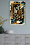 Soft Beige Organic Swirl Abstract Metal Wall Art - 4