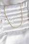 Golden Brass Covered Thin Chain cm Women's Necklace for Elegant Necks