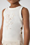 Girl Ecru Undershirt - 3
