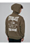 Graphic Gloves Oversize Half Zip Khaki Men's Sweatshirt - 5