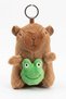 12 cm Capybara Plush Bag Ornament – Frog Figure Keychain |   Cute Gift for a Girl, Gift for a Friend - 3