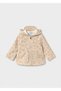 Winter Season Baby Girl Heart Printed Raincoat - Cream - 3