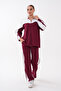 Cupra Fabric Garnished Zippered Oysho Set - 2