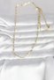60cm Golden Brass Thin Paperclip Chain Women Necklace for Elegant Necks