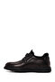 Fly Men's Black Lace-Up Leather Casual Shoes Wm720017Dv - 3