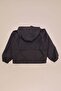 Stronger Printed Hooded Girls' Coat - 4