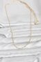 60cm Golden Brass Made Twirl Style Women Necklace for Elegant Necks