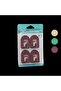 Adhesive Plastic Dome Hanger Set of 4 - 2