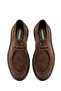 Men's Brown Lace-Up Suede Leather Casual Shoes Wm660003Ds - 4