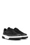 Men's Black Lace-Up Thick Soled Suede Leather Sneaker Wm710008Ds - 2