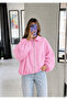 Modal Casual Zippered Bomber Jacket - 3