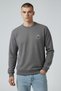 Men's Dark Gray Mare Jaker Fabric Crew Neck Sweatshirt - 76566
