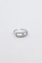 Glb-Stl41414 Stone Ring - Silver - 2