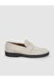 Men's Beige Genuine Suede Leather Loafer Shoes
