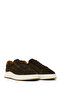 Men's Khaki Lace-Up Thick Soled Suede Leather Sneaker Wm710014Ds - 2